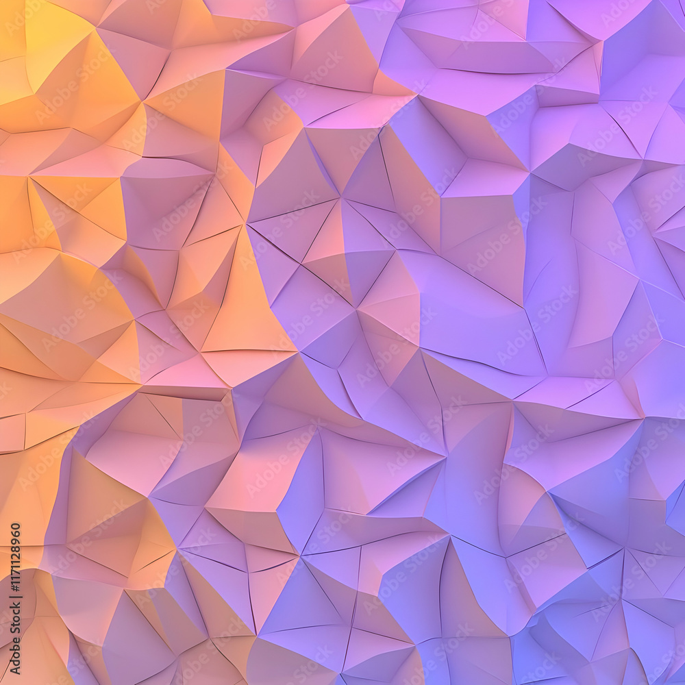 Obraz premium Abstract 3D Low Poly Background