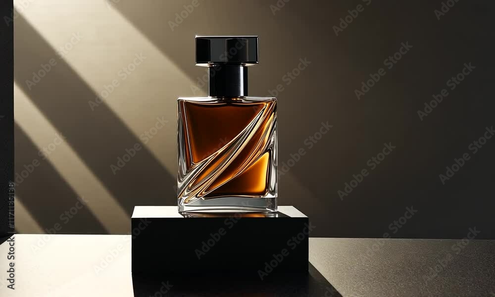 Perfume bottles on a white background. Beauty and fashion concept.