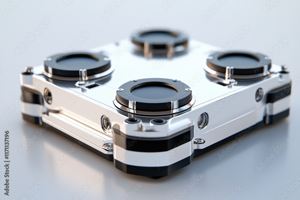High-Tech Camera Accessory with Sleek Design and Multiple Lenses for Professional Photography High-Tech Camera Accessory with Sleek Design and Multiple Lenses for Professional Photography