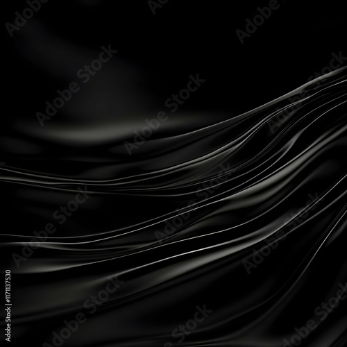 Abstract Black 3D Background