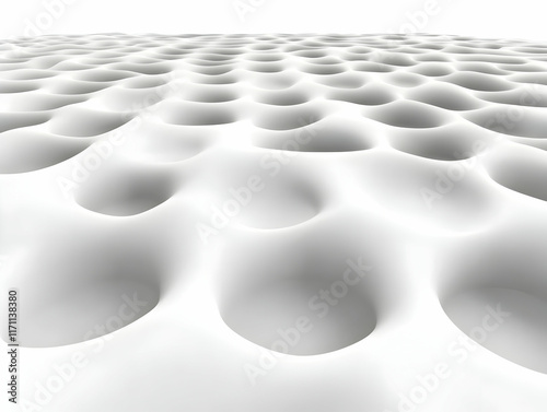 White 3D Abstract Background