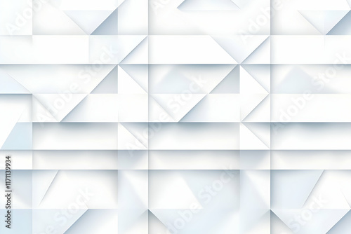White Geometric Abstract Background Illustration