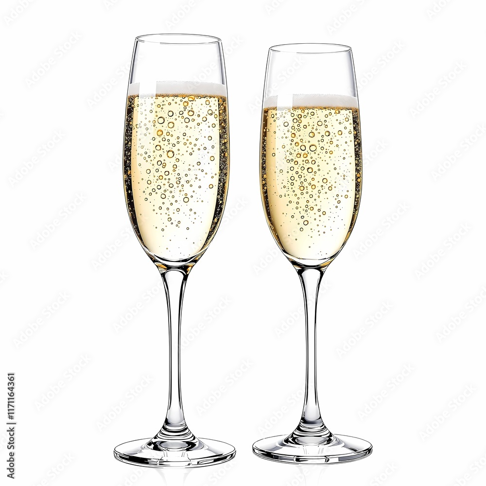 celebratory champagne toast timeless elegance