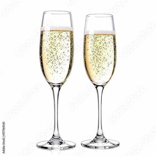 celebratory champagne toast timeless elegance