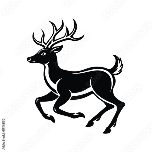 deer silhouette vector