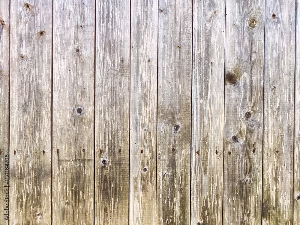 Naklejka premium Wooden wall with natural texture and ample copy space for editorial use in various designs and layouts