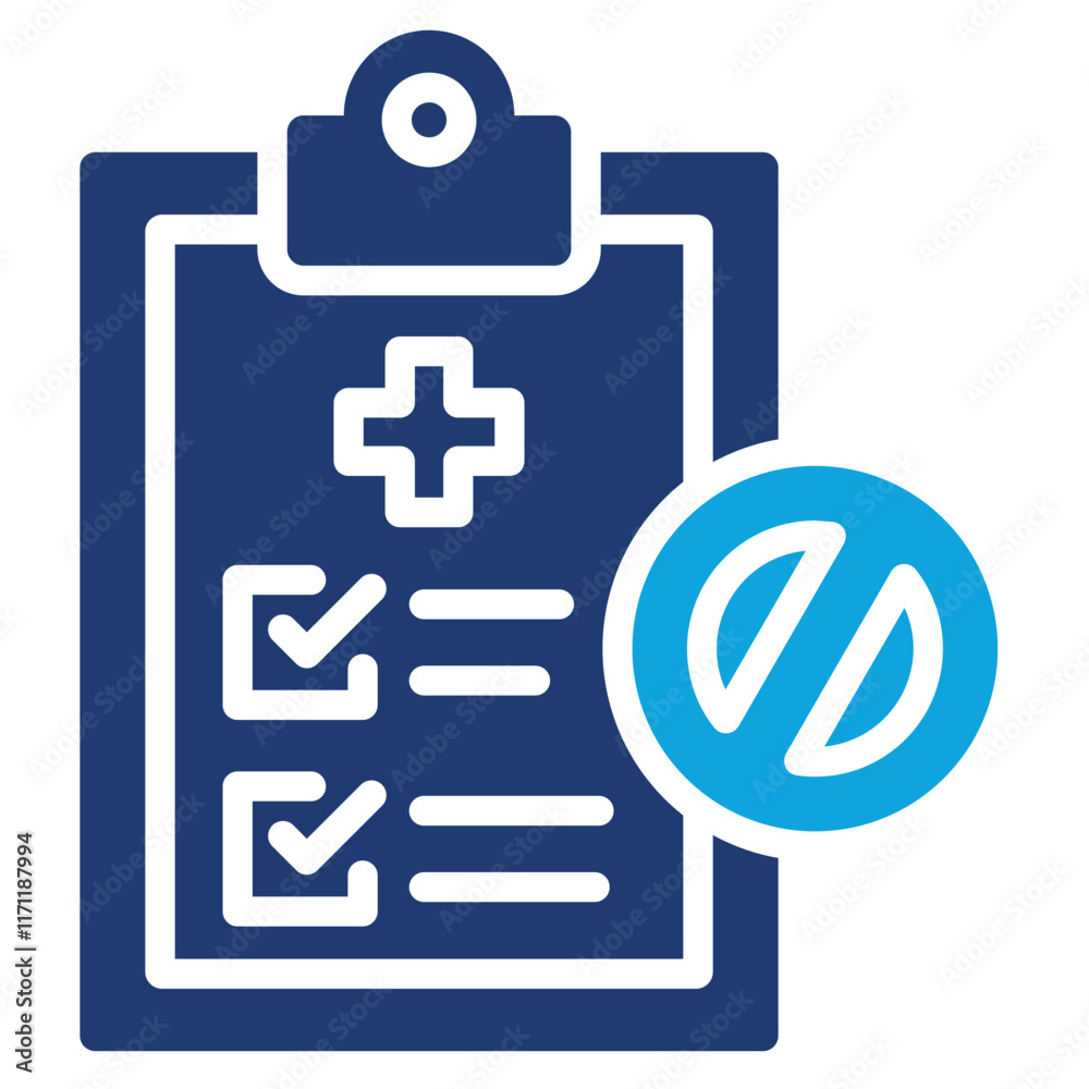 No Medical Insurance Icon