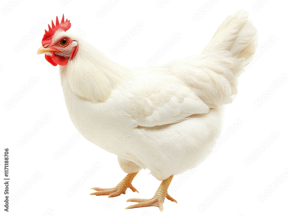 Fototapeta premium Chicken on a clean, bright surface