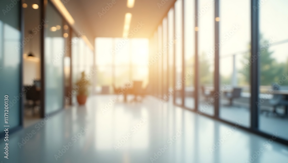 Modern Office Background with Soft Blur and Natural Lighting Modern Office Background with Soft Blur and Natural Lighting
