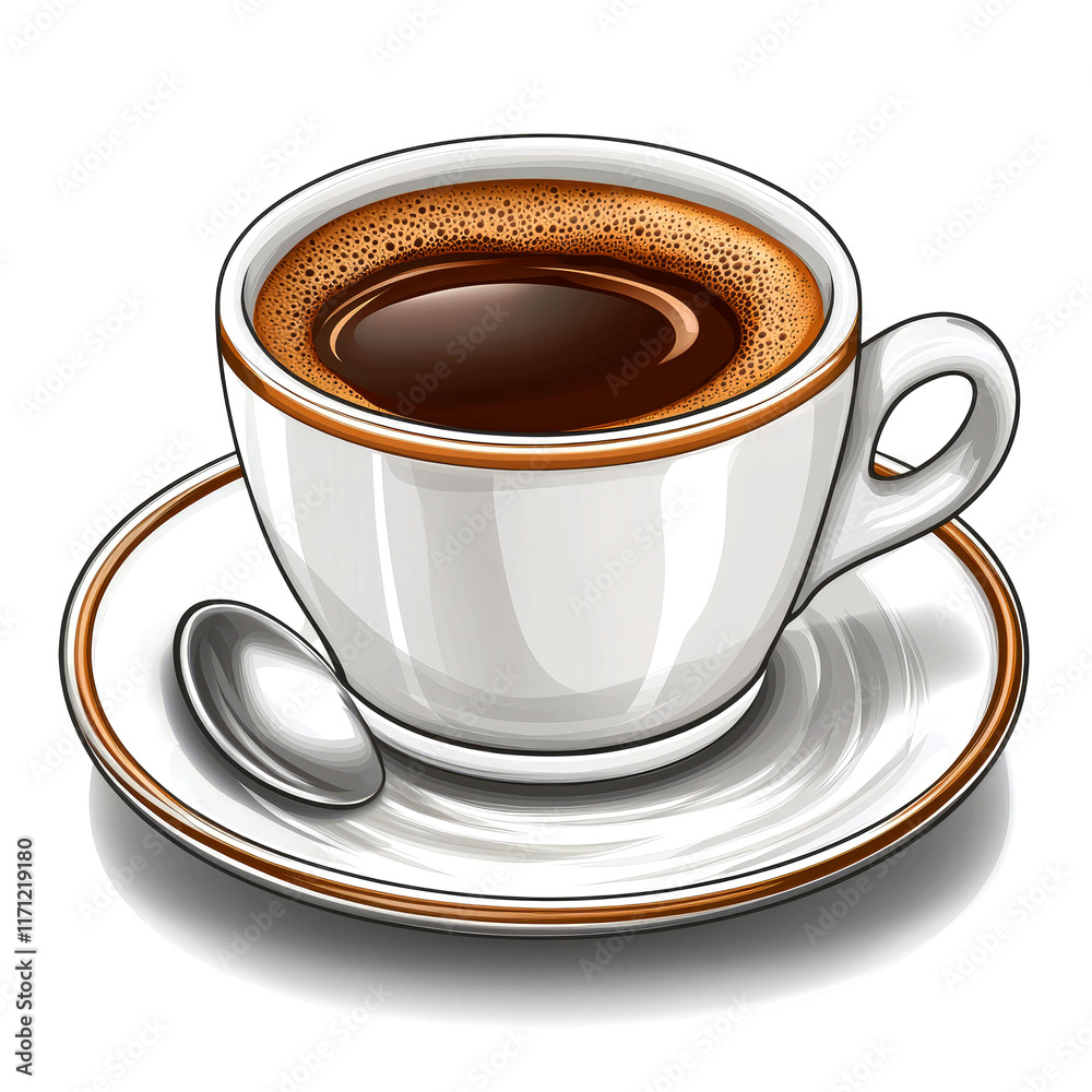 Obraz premium Steaming Cup of Coffee: Aromatic Delight in a Cozy Setting