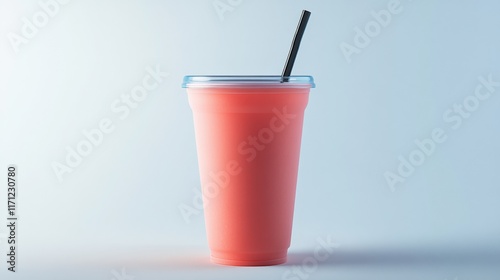 Smoothies glass mockup