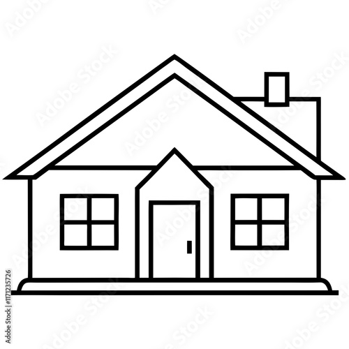 home silhouette vector illustrator 