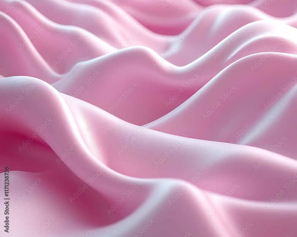 Soft pink silk fabric waves. (1) Soft pink silk fabric waves. (1)