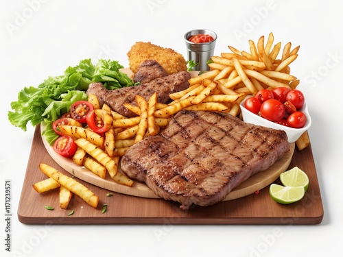 delicious tasty fast food beef menu and Freshly Food promotion
