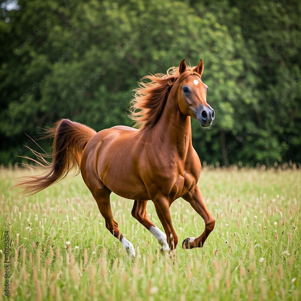 Obraz premium horse in the field