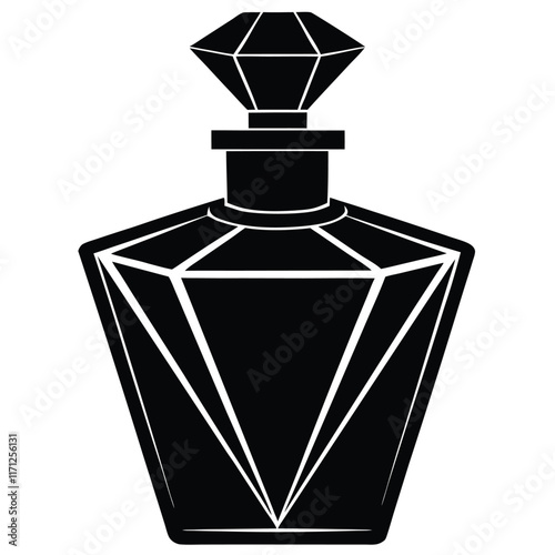 perfume bottle vector illustration