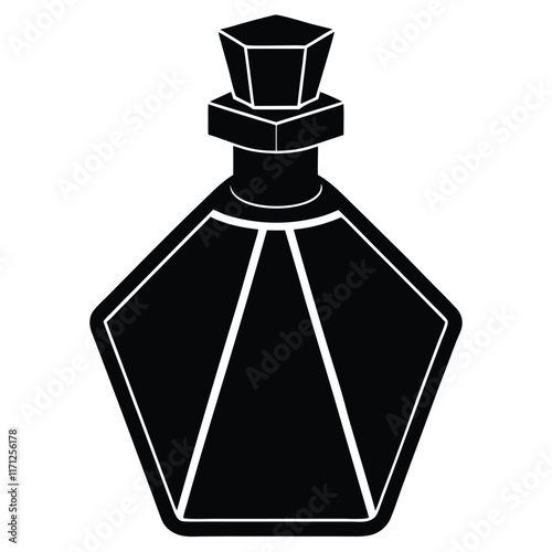 perfume bottle vector illustration