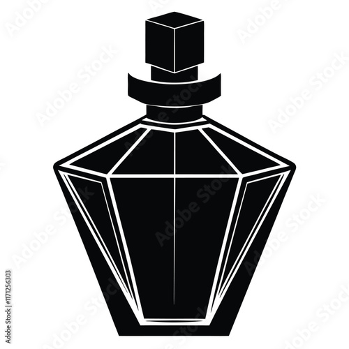 perfume bottle vector illustration