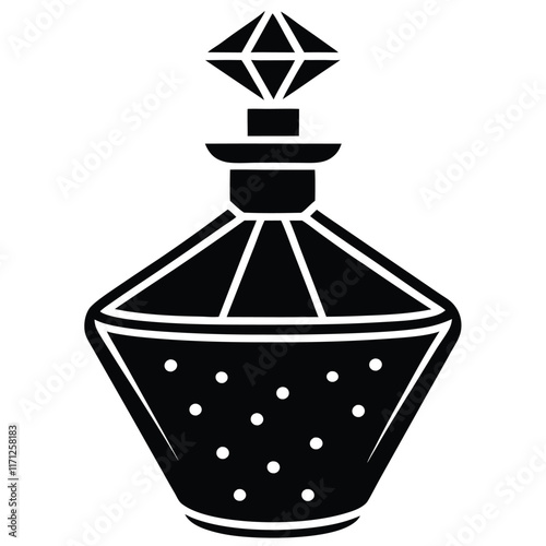 perfume bottle vector illustration