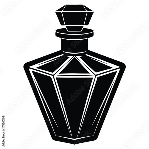 perfume bottle vector illustration