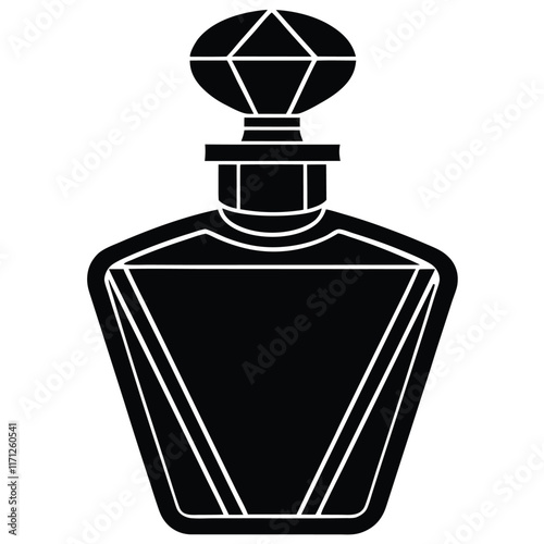 perfume bottle vector illustration