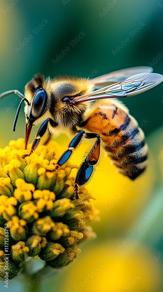 A Detailed Close-Up of a Honey Bee Isolated Against a Clean Background
A Detailed Close-Up of a Honey Bee Isolated Against a Clean Background