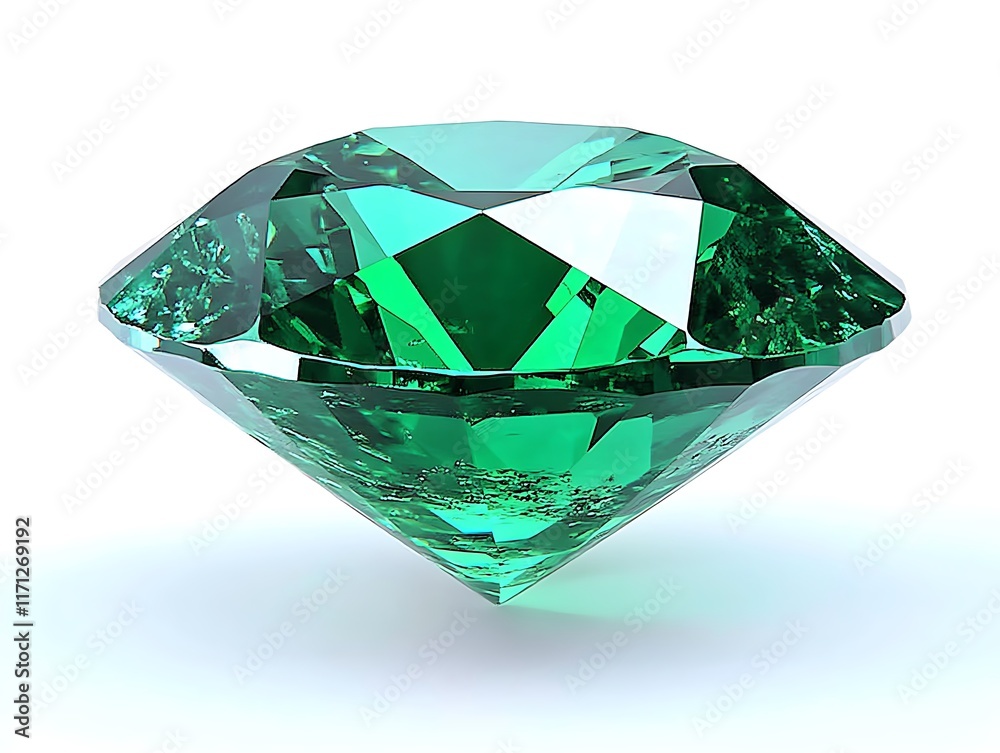 A stunning peridot gemstone meticulously placed on a minimalist display stand, centered on an immaculate white background. The bright green color of the peridot is highlighted by the sharp focus A stunning peridot gemstone meticulously placed on a minimalist display stand, centered on an immaculate white background. The bright green color of the peridot is highlighted by the sharp focus