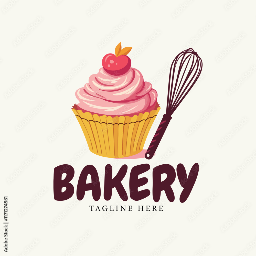 Cupcake Bakery Vector Logo Design Template Cupcake Bakery Vector Logo Design Template