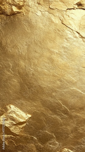 Stylish gold leaf textured backdrop ideal for adding a luxurious touch to any design or logo placement photo