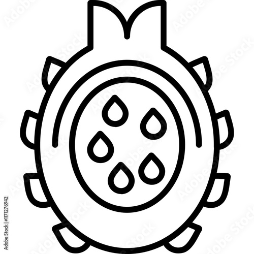 Dragon Fruit Icon