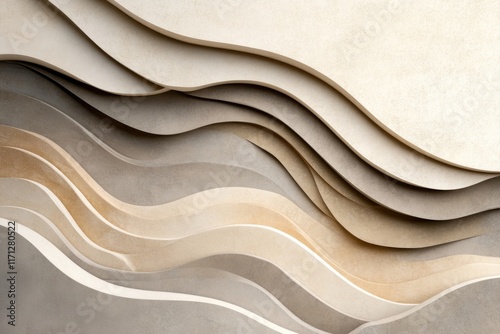 A layered khaki background with soft lighting that highlights subtle variations in texture