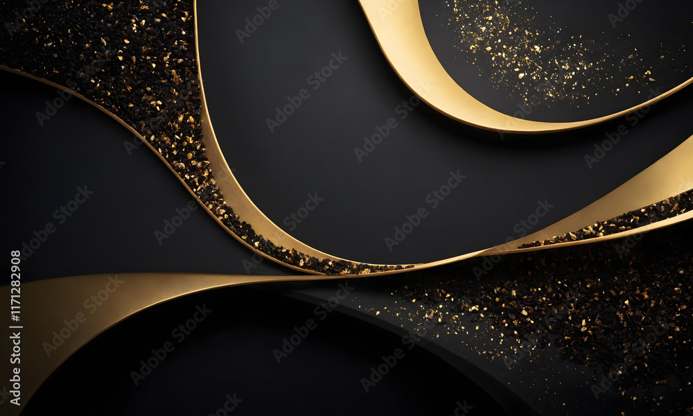 custom made wallpaper toronto digitalabstract black and gold background