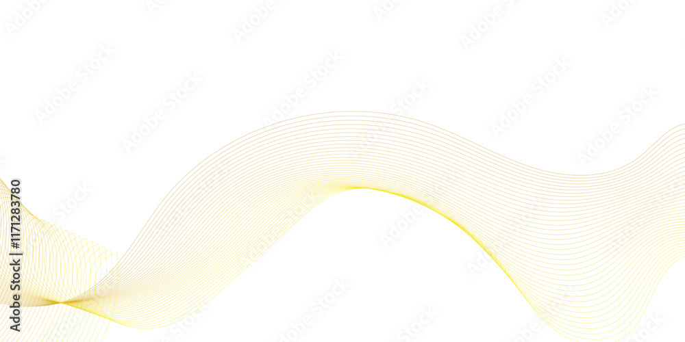 Luxury yellow golden wavy curve lines background. Digital futuristic technology concept. Gradient banner background. Science, banner, business, poster, template, music background.
Luxury yellow golden wavy curve lines background. Digital futuristic technology concept. Gradient banner background. Science, banner, business, poster, template, music background.