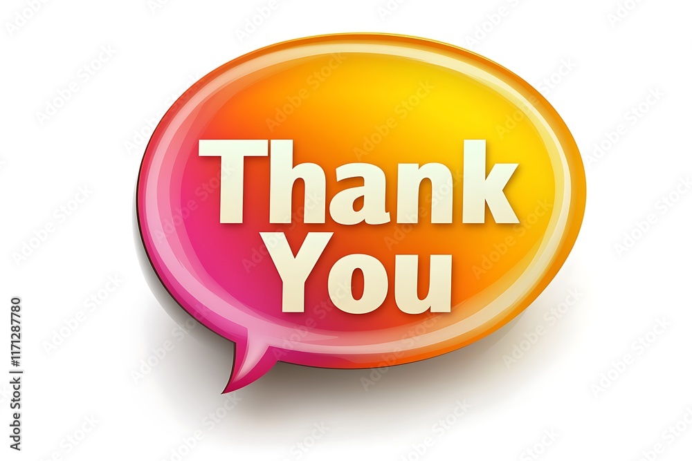 A Bright and Cheerful 'Thank You' Text with Vibrant Colors and Playful Design
A Bright and Cheerful 'Thank You' Text with Vibrant Colors and Playful Design