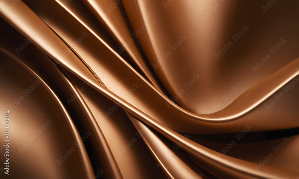 custom made wallpaper toronto digitalabstract wavy bronze gold metal background