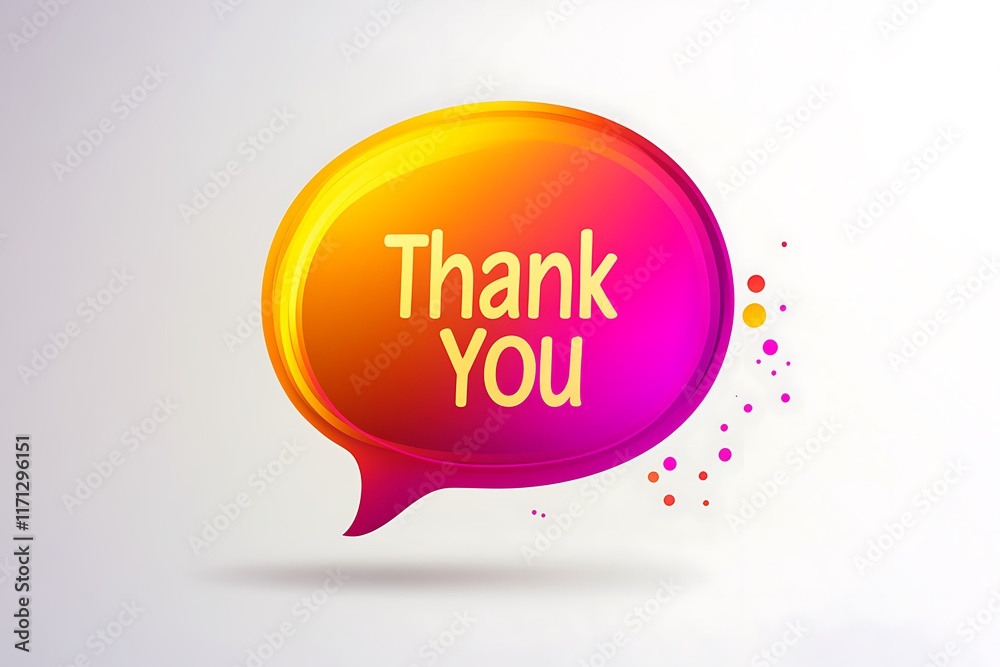 A Bright and Cheerful 'Thank You' Text with Vibrant Colors and Playful Design
A Bright and Cheerful 'Thank You' Text with Vibrant Colors and Playful Design