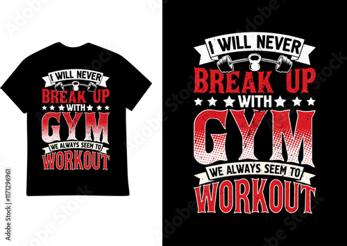 WORKING OUT GYM T SHIRT DESIGN