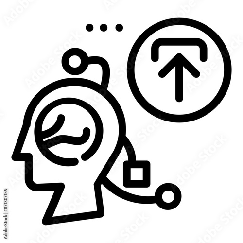 user interface and clock icon
