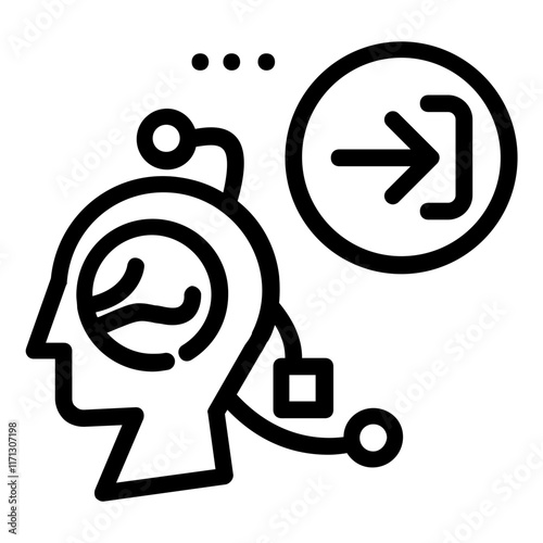 user interface and clock icon