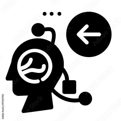 user interface and clock icon