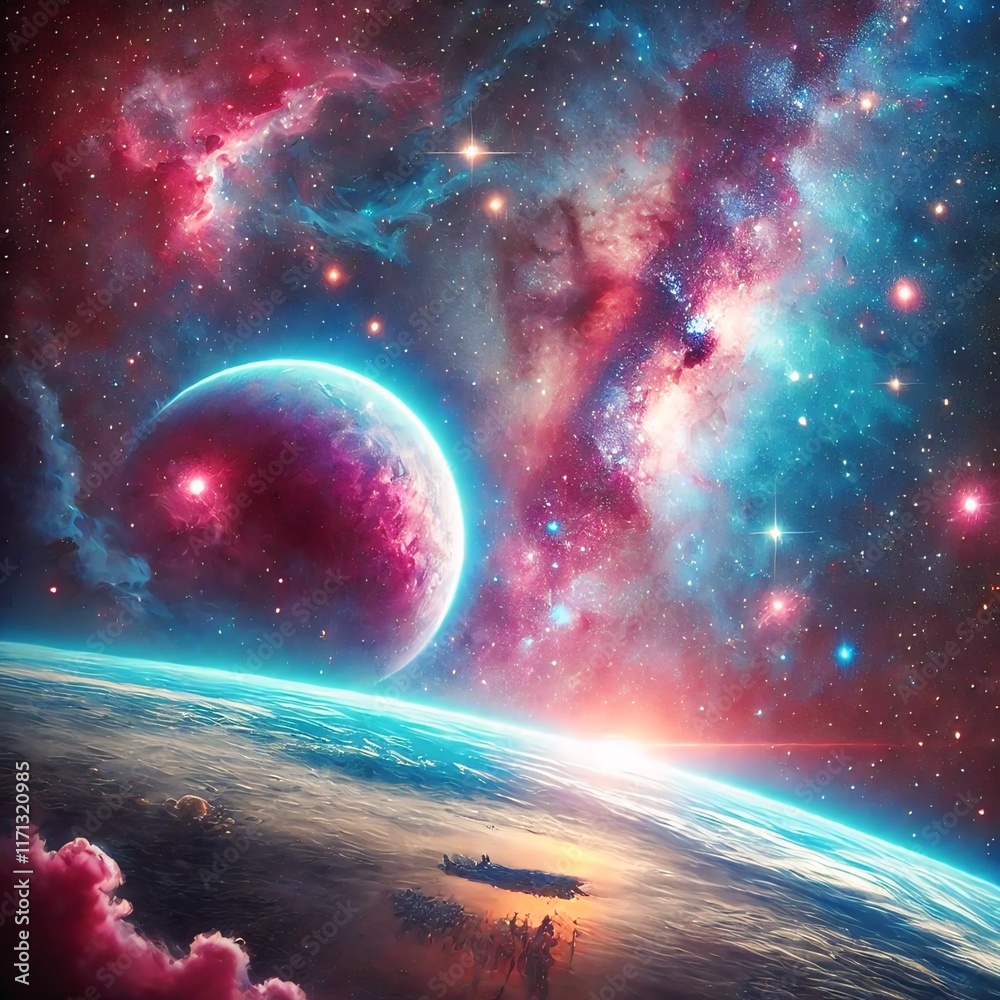 Obraz premium Imagine the amazing space!