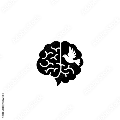 Peace of Mind icon on transparent background
