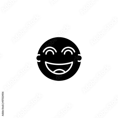 Happy Mind icon on transparent background
