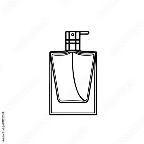 Modern Perfume Bottle mockup