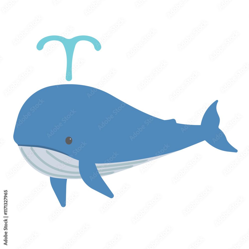 Fototapeta premium クジラのイラスト