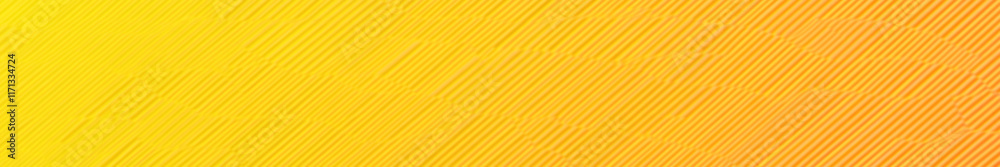 Obraz premium Vibrant Lemon-Mustard Abstract Geometric Pattern: Diagonal Stripes and Gradient Shapes on Bright Background. Minimalist Design Template for Wide Banners, Flyers, and Web Graphics. AI-Generated Wallpap