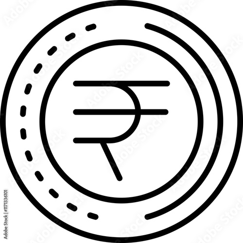 Indian Rupee Icon photo