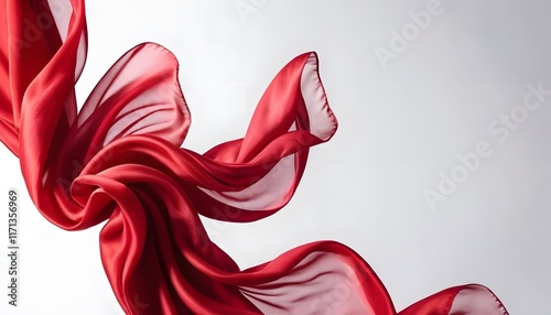 abstract red satin background