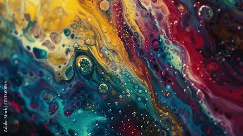 abstract background with bubbles