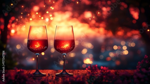 Romantic Dinner Setting with Unmarried Couple